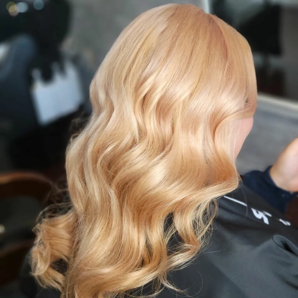 Caramel Honey Blonde Hair