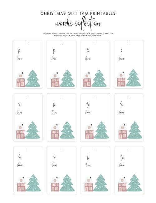 Christmas Gift Tag Printables