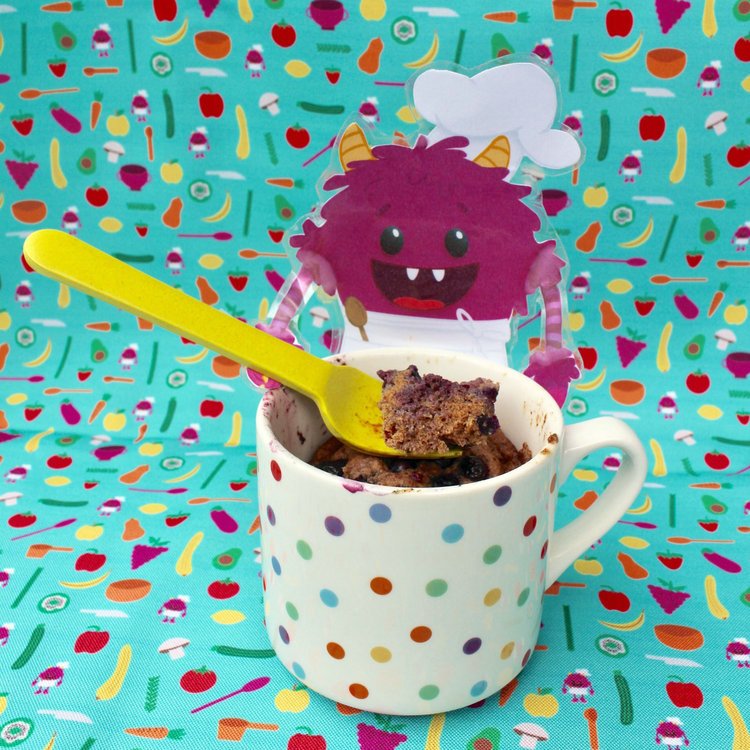 cooking with kids flax seed mug muffins recipe momooze.com online magazine for moms
