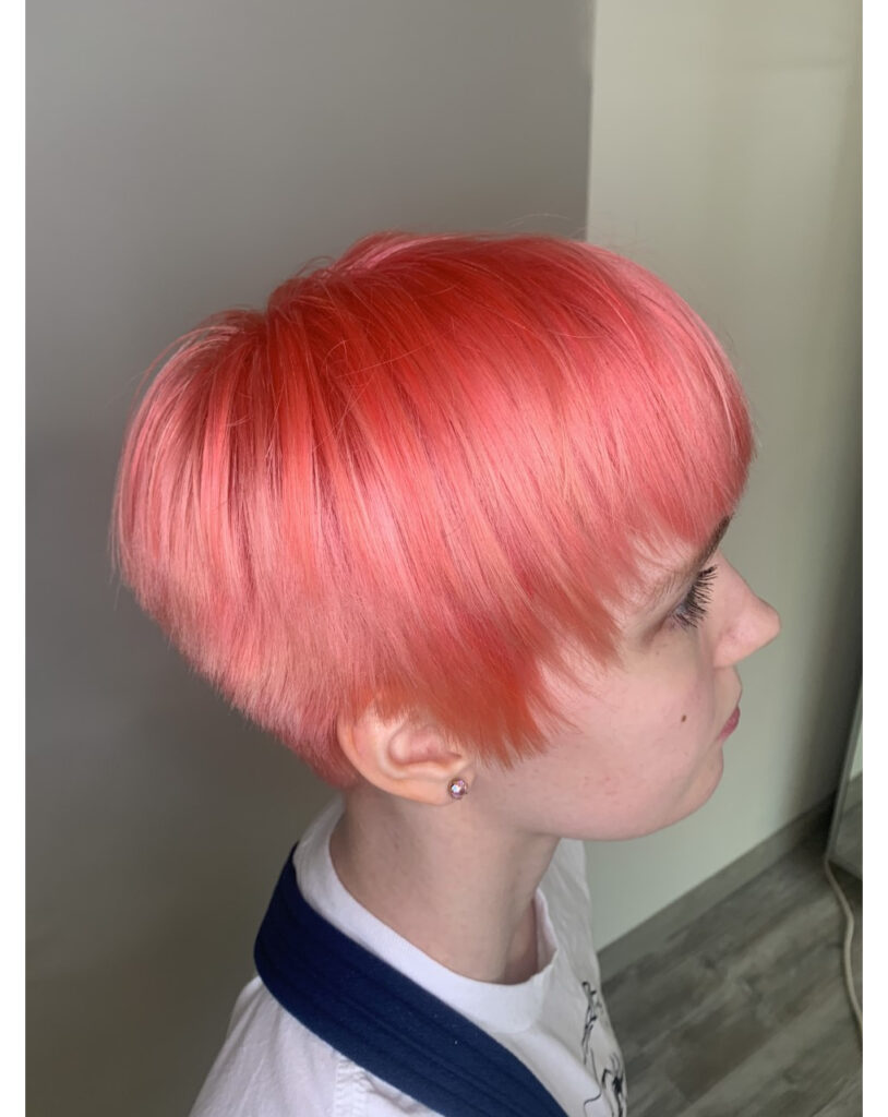 Coral Hair Color