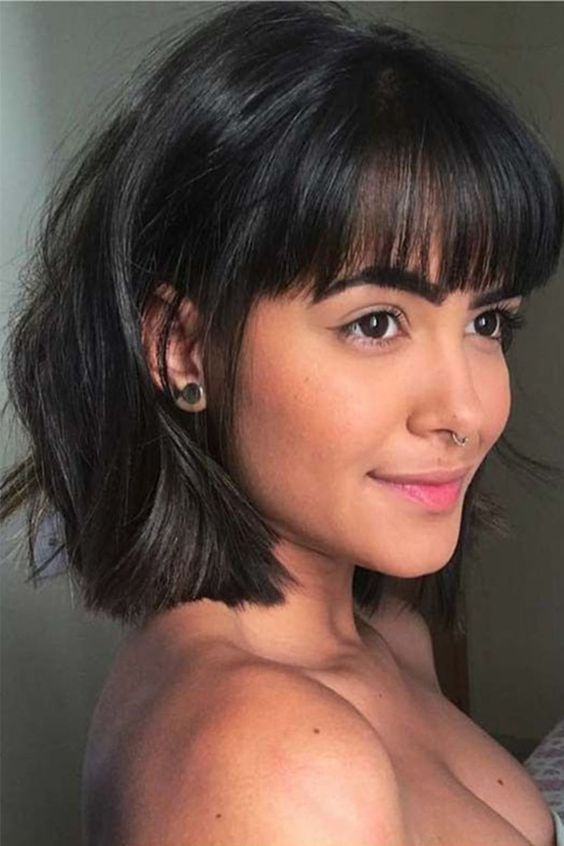 What are easy hairstyles with bangs for long hair  Quora