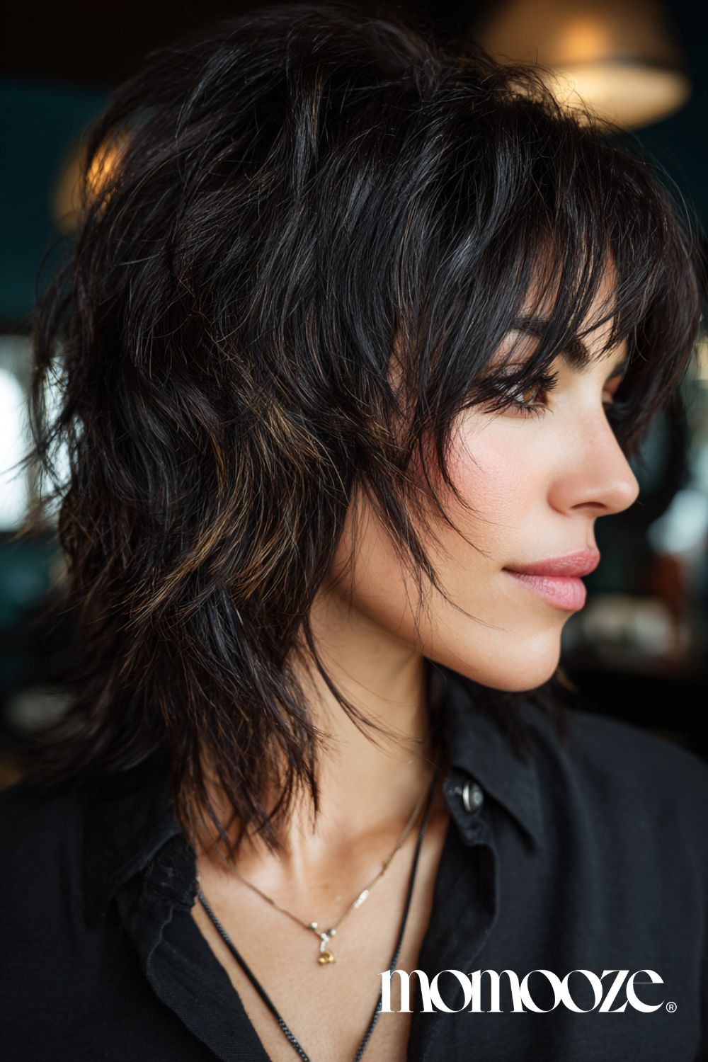 33+ Irresistible Dark Caramel Highlights on Black Hair Ideas You Canโt Miss 76 dark caramel highlights on black hair 1