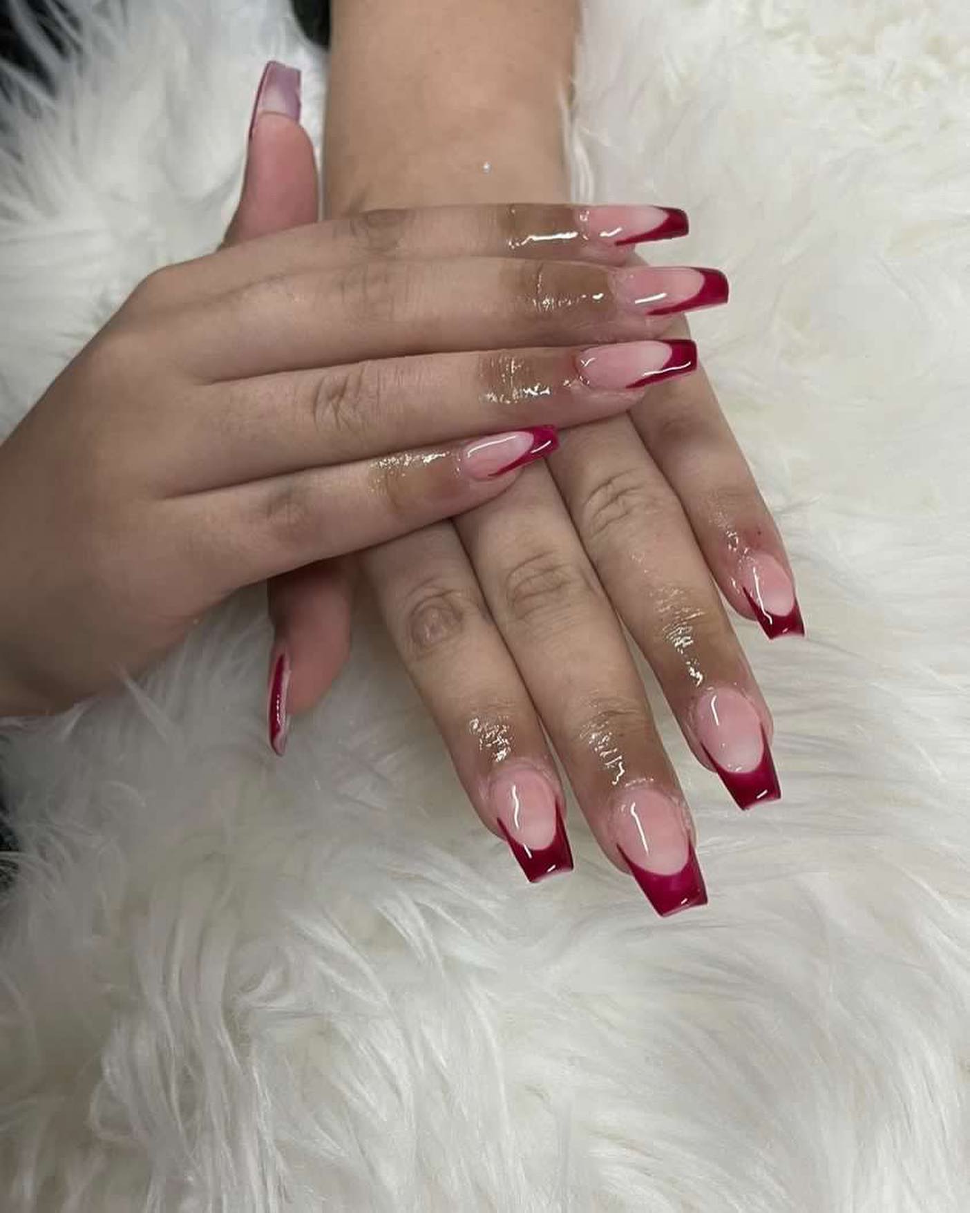 These red French tip nails are so chic for Valentine's Day | Woman & Home
