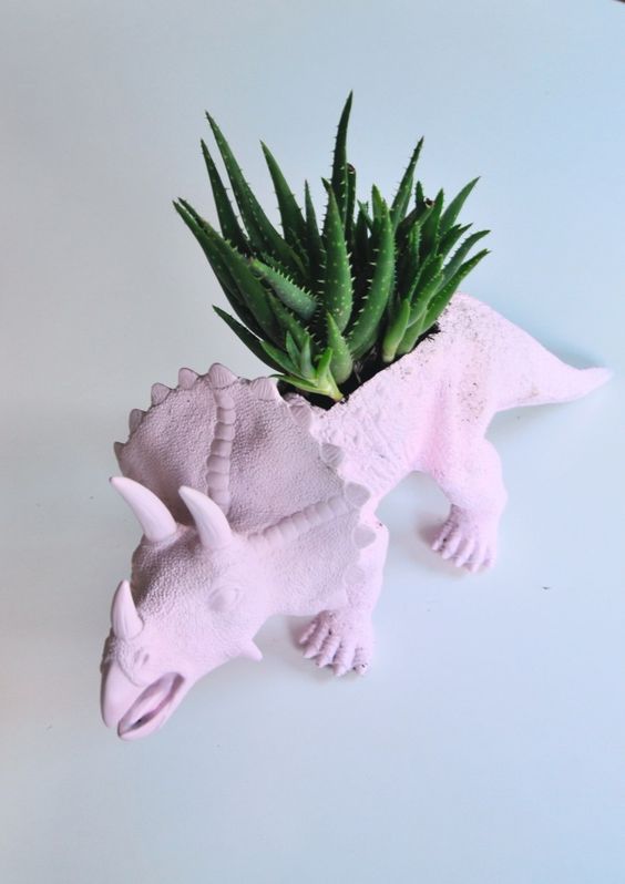 The Star of the Home: Dinosaur Planter