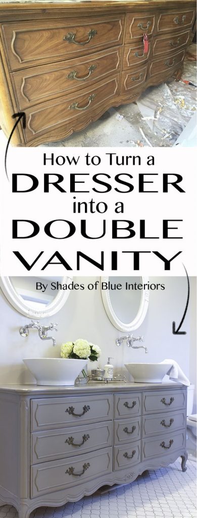dresser to double vanity