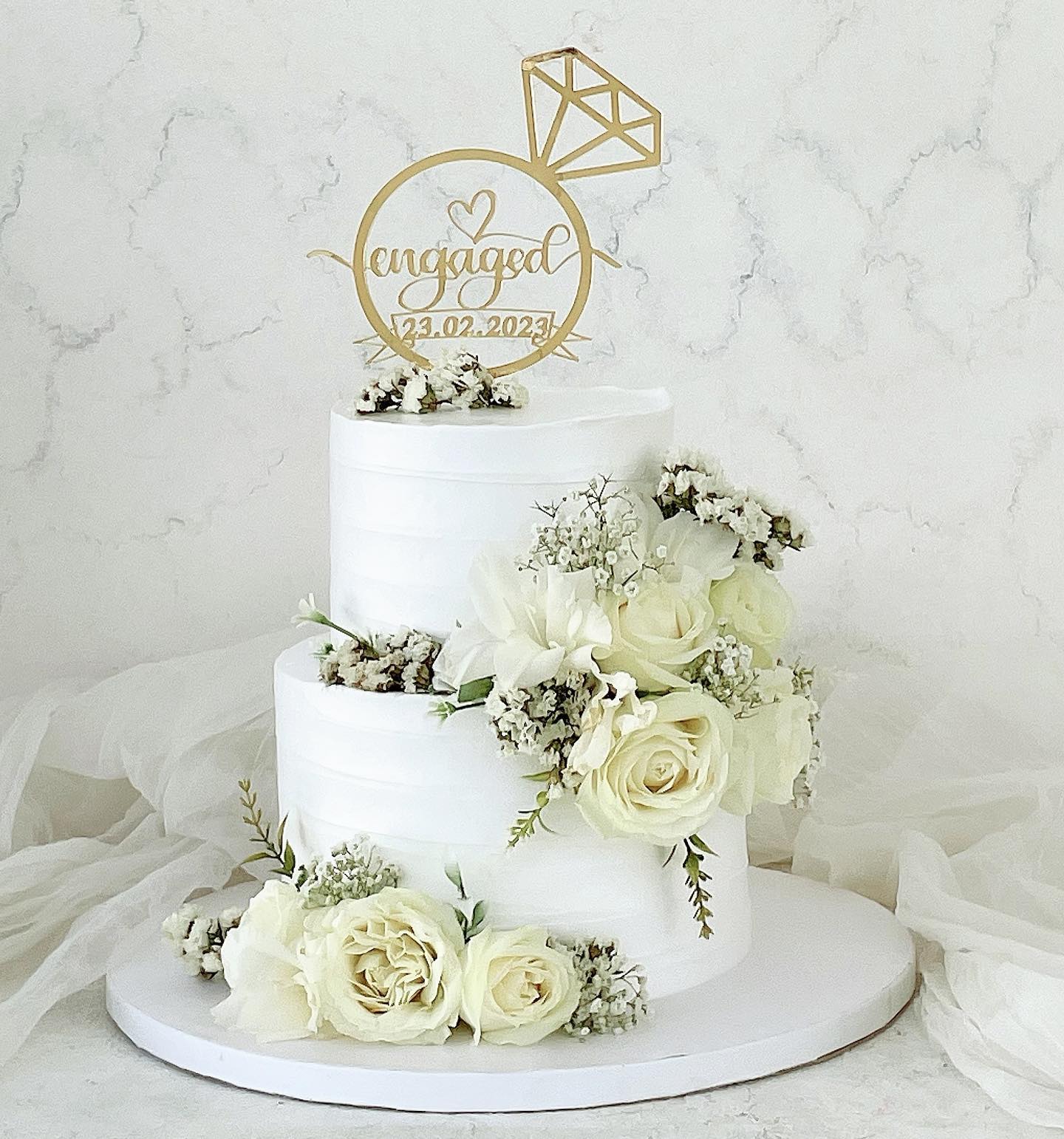 5 Amazing Engagement Cake Designs 2020