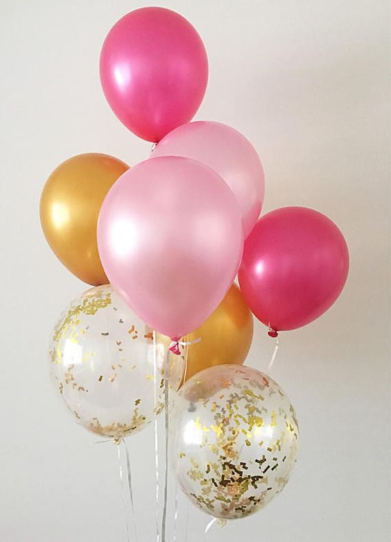 filled balloons