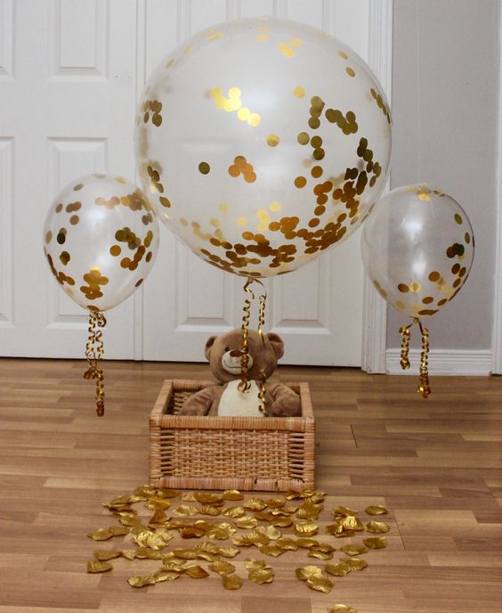 filled balloons