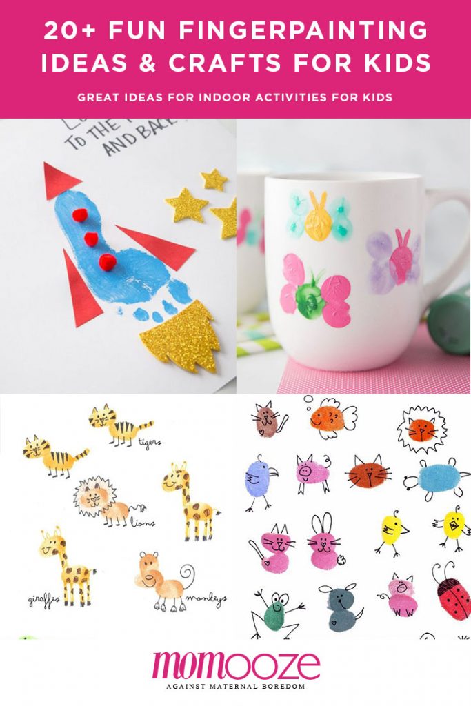 20+ Fun Fingerpainting Ideas & Crafts For Kids