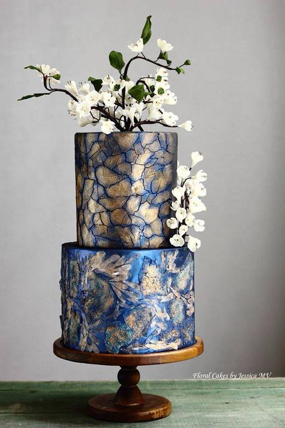 for heavens cake stunning delicious beautiful blue mosaic wedding cake momooze.com online magazine for moms