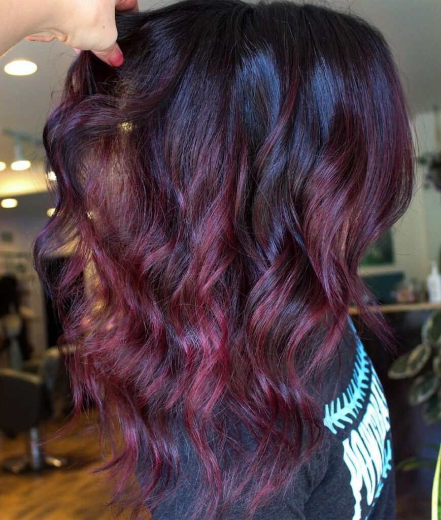 Fuchsia Hair Color