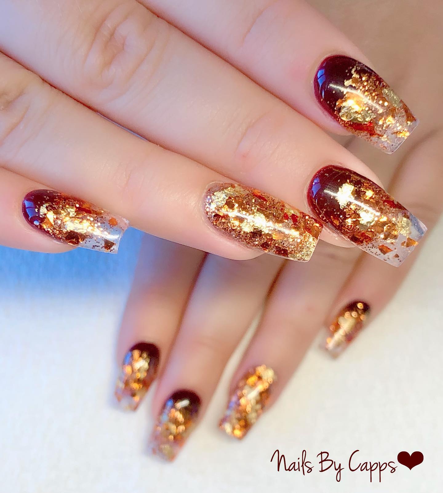 30 Trendy Nails with Gold Foil Designs  Foil nail art, Gold nail art,  Gorgeous nails