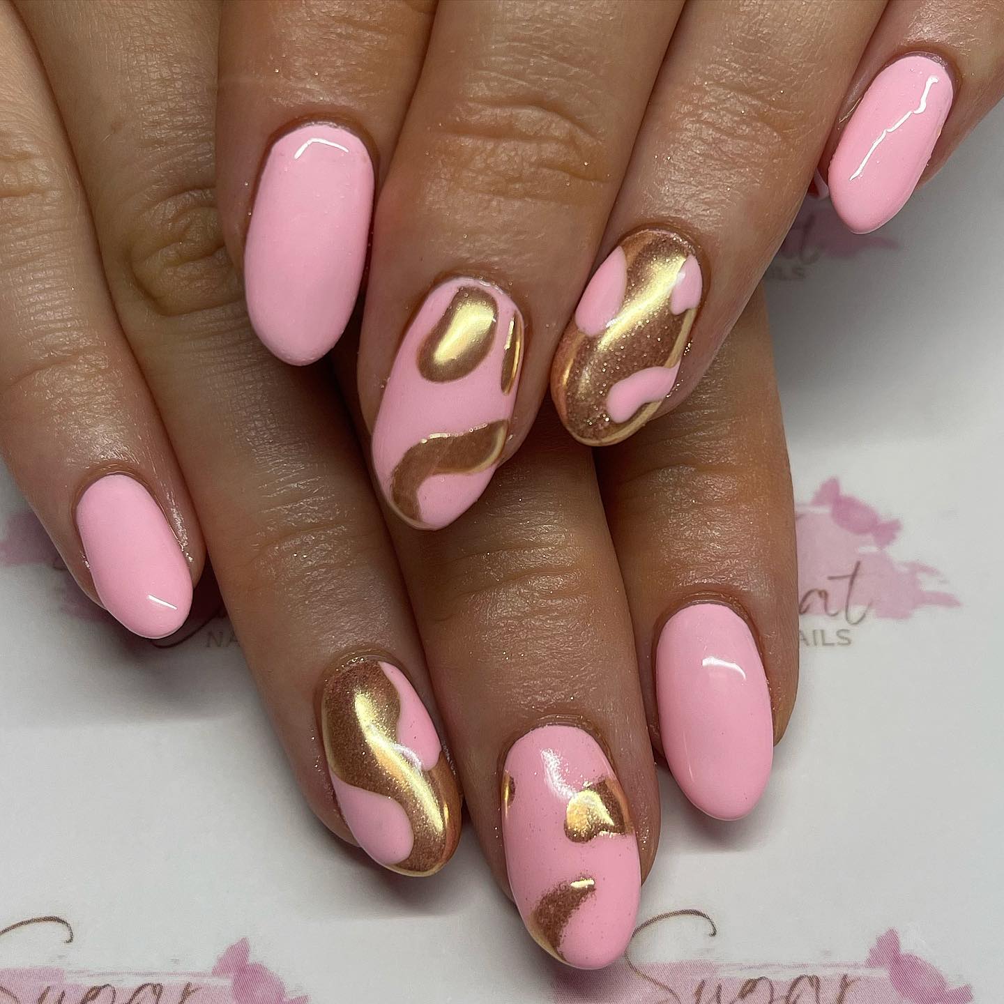 gold nail designs