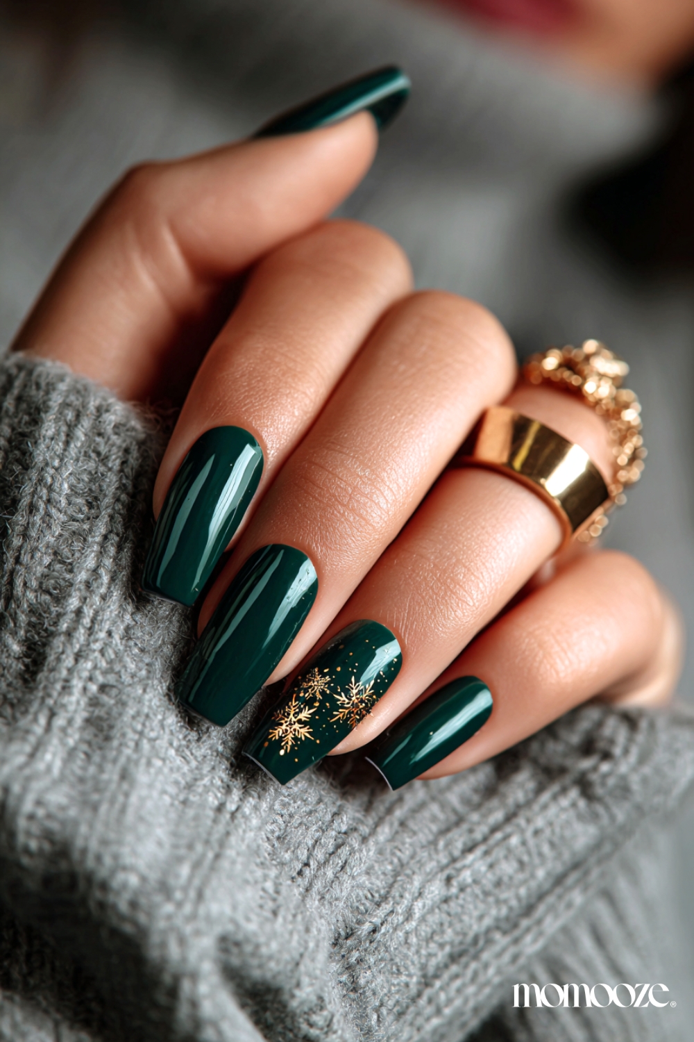 green-winter-nails-ideas-designs-15 green winter nails ideas designs 15