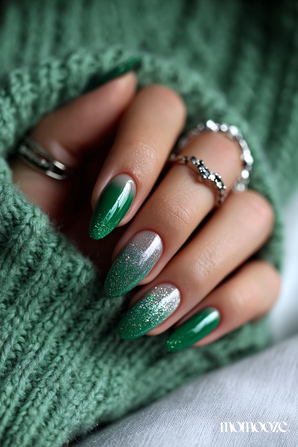 green-winter-nails-ideas-designs-4 green winter nails ideas designs 4