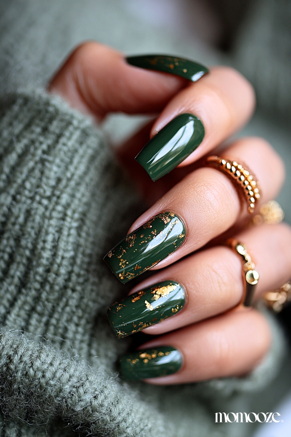 green-winter-nails-ideas-designs-7 green winter nails ideas designs 7