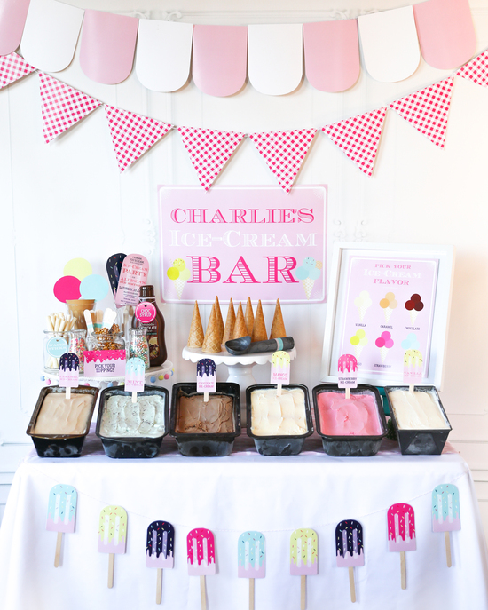 Ice Cream Bar Ideas