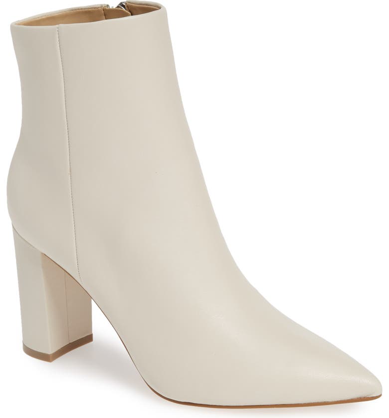 ivory ankle boot