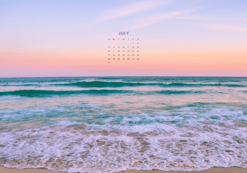 July 2022 Wallpaper Calendar