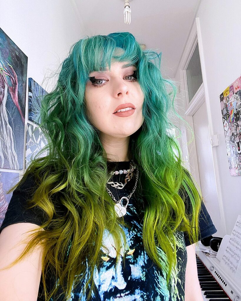 Lime Green Hair