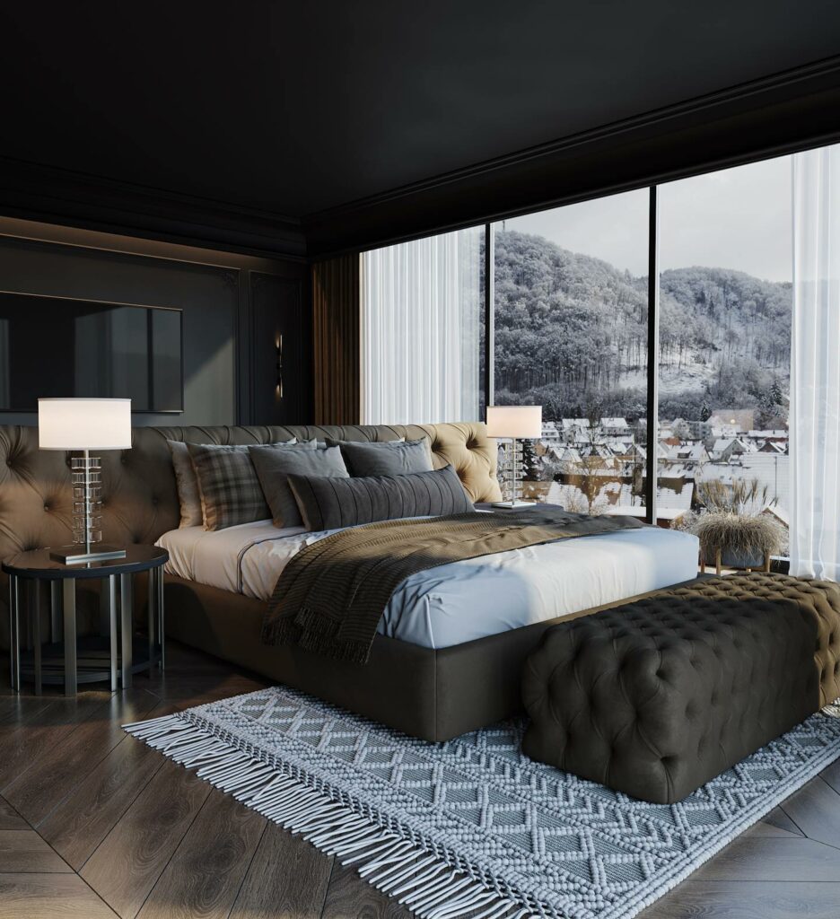 Luxury Black Bedrooms