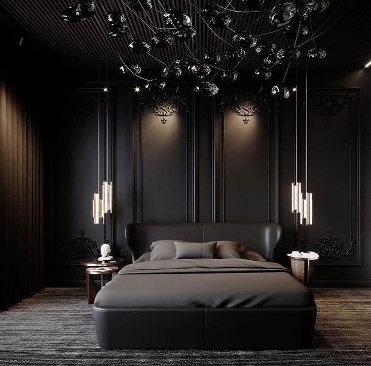 Luxury Black Bedrooms