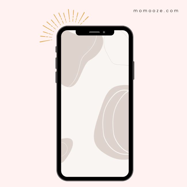 Minimalist Neutral Wallpaper for iPhone