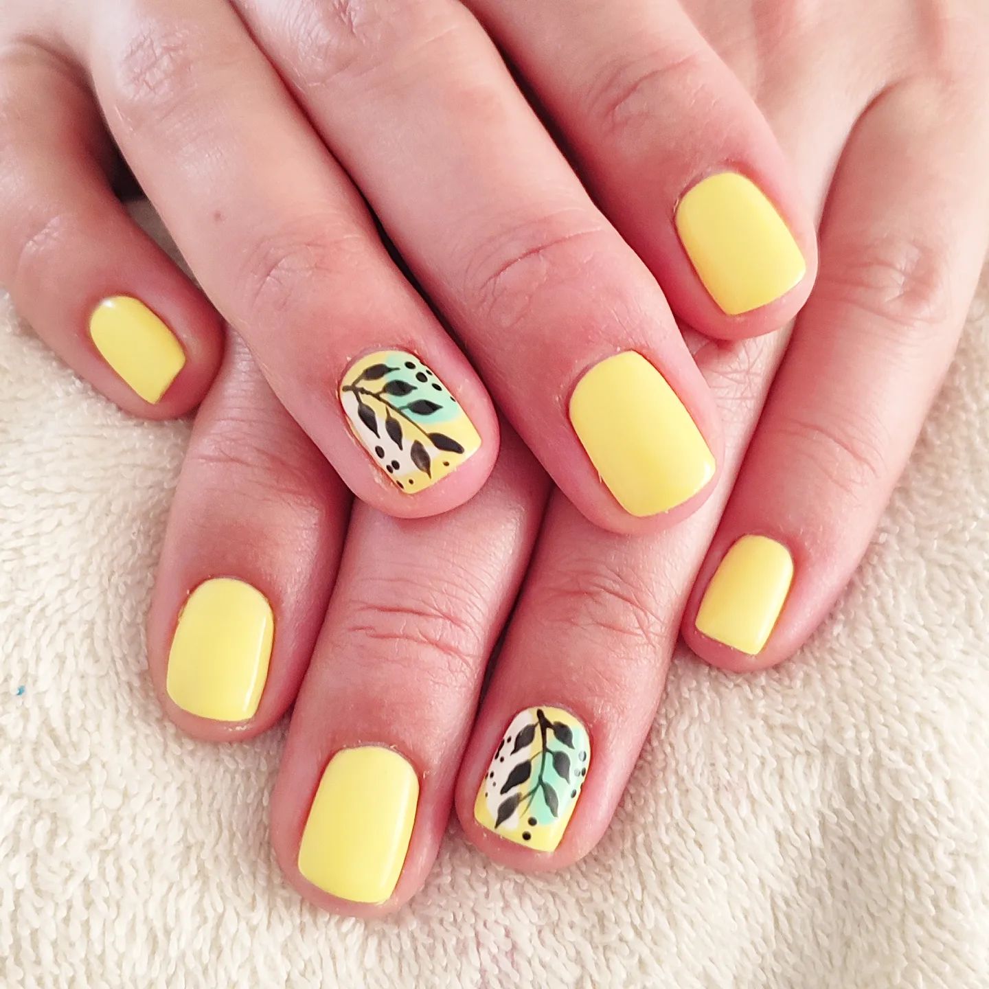when yellow glazed nails are trending so you do a layering polish hack... |  TikTok