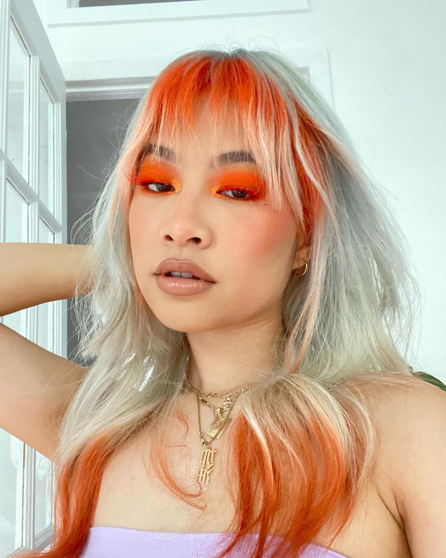 23+ Gorgeous Ideas for Neon Orange Hair That Turns Heads  