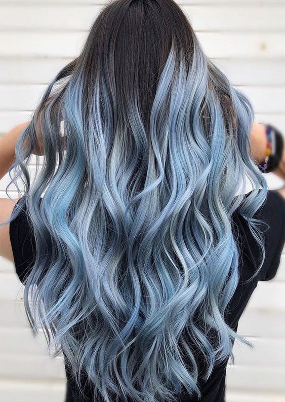 pastel blue hair 14