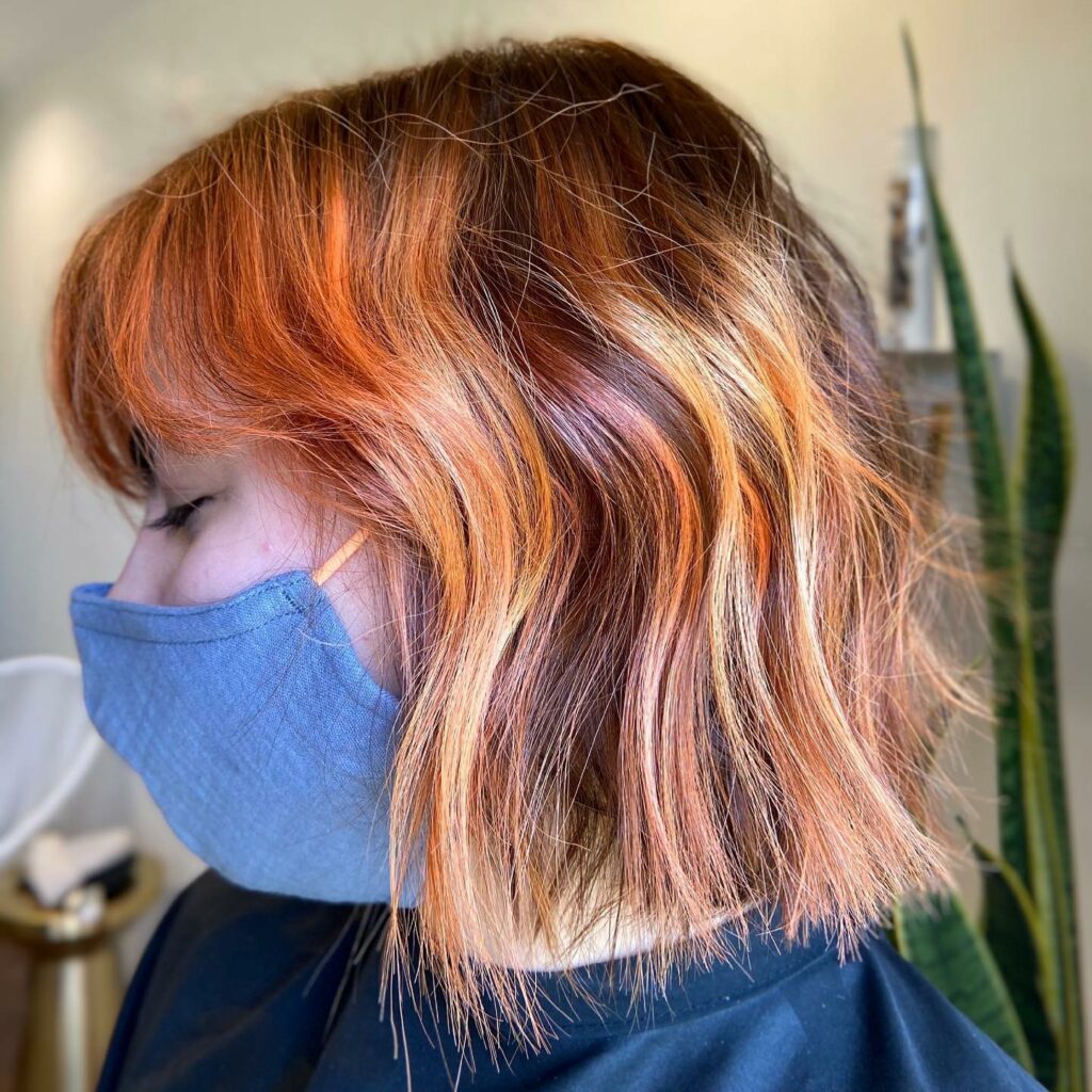 Pastel Orange Hair