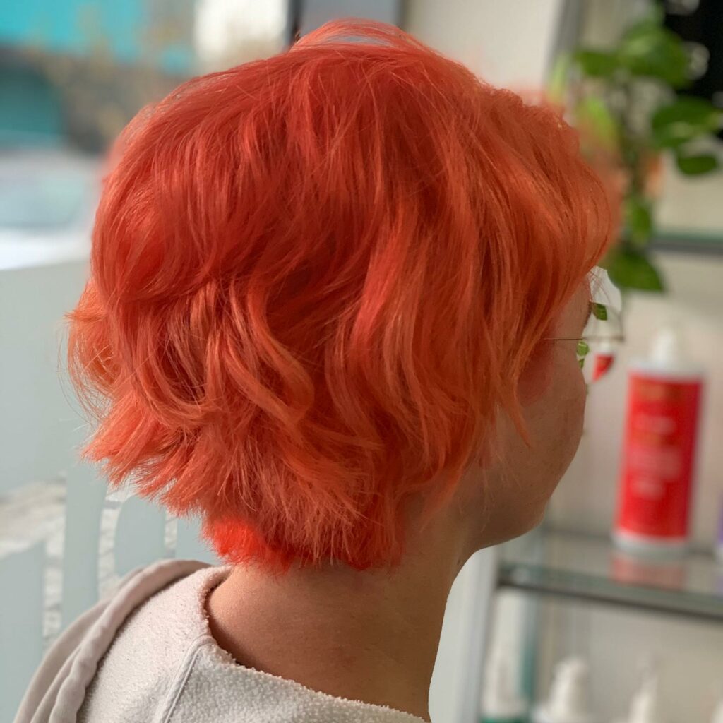 Pastel Orange Hair