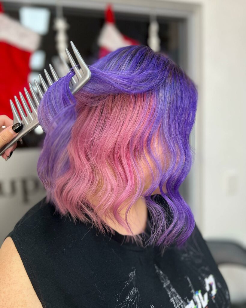 Pink and Purple Hair