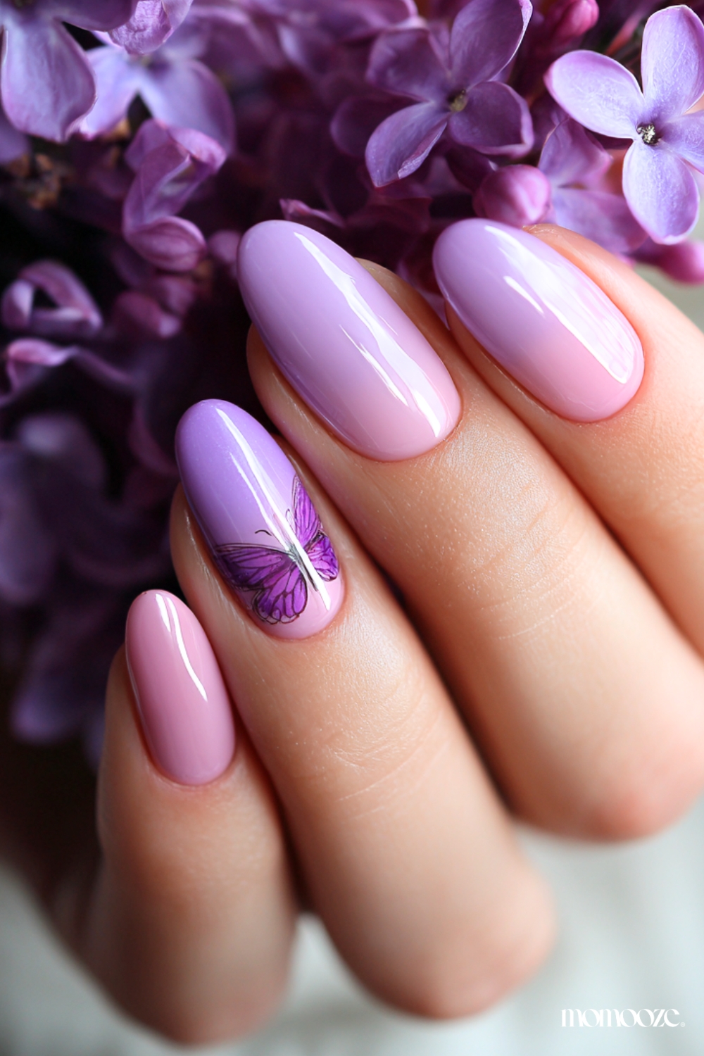 purple ombre nails 2 1