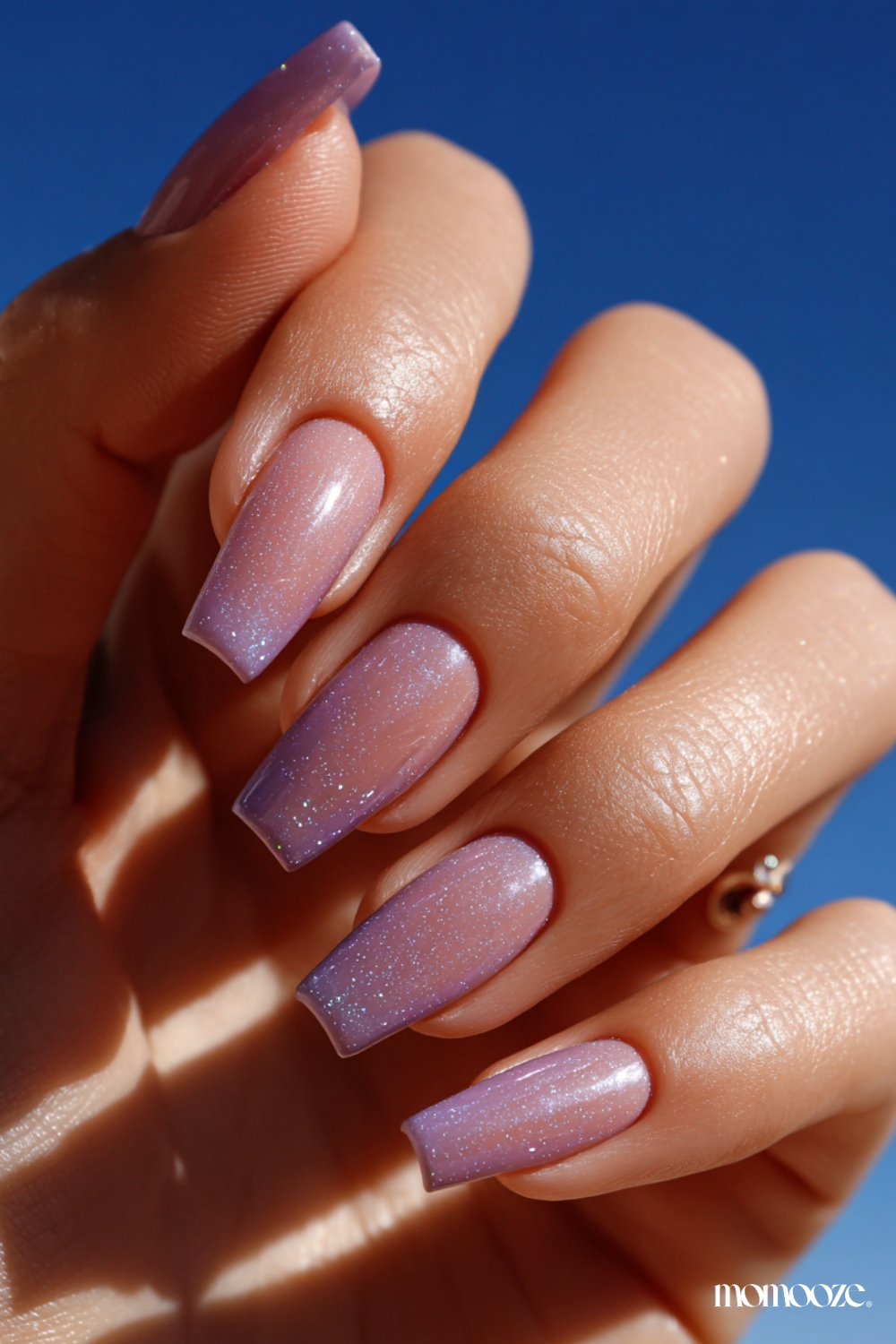 purple ombre nails 4