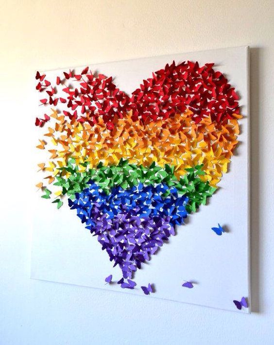 rainbow wall art
