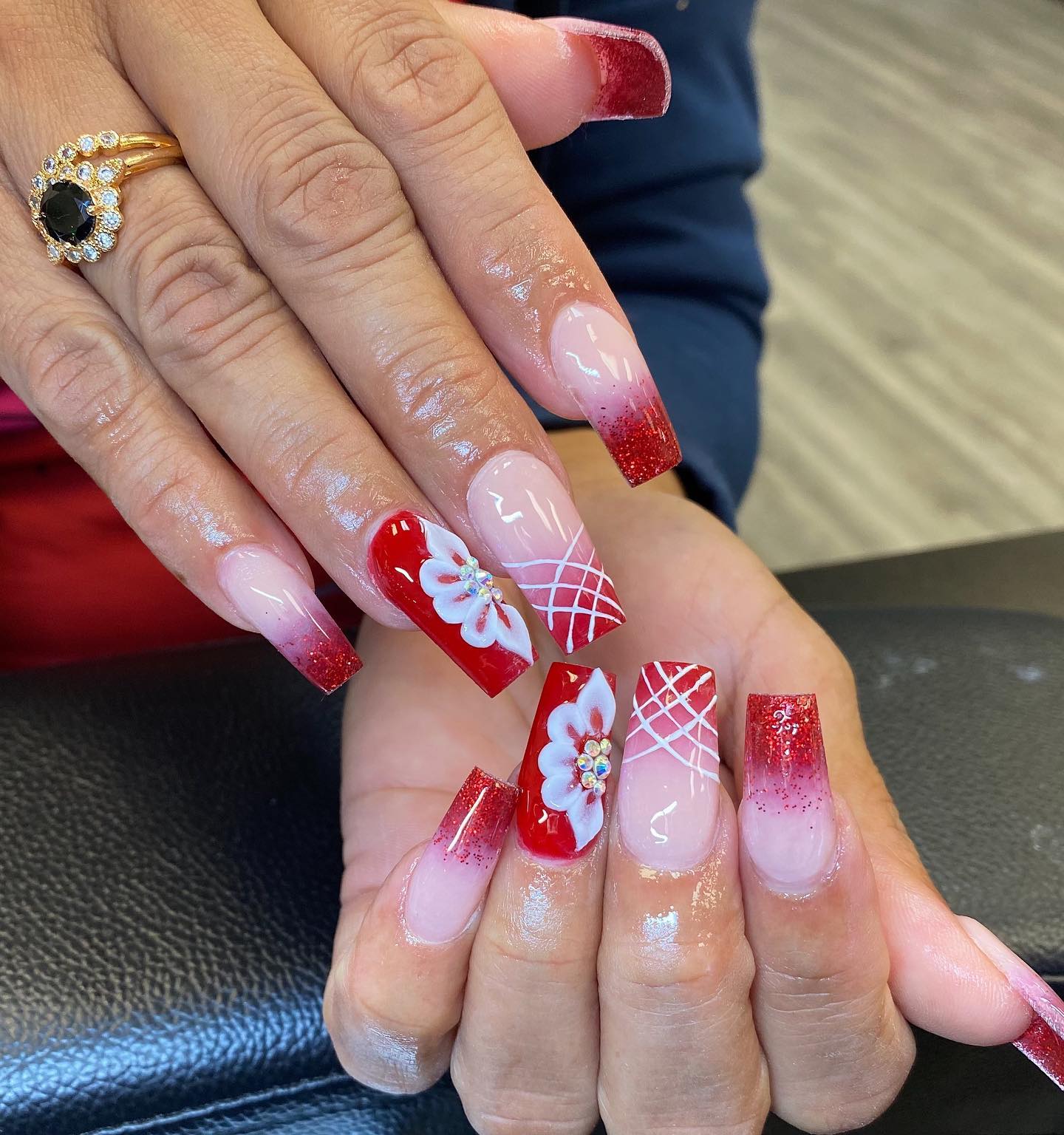 Nails designs in 2022 | Work nails, Short acrylic nails, Long square acrylic  nails | Long square acrylic nails, Square acrylic nails, Luxury nails