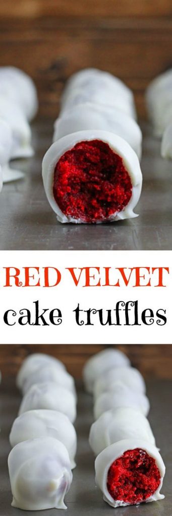 red velvet cake truffles