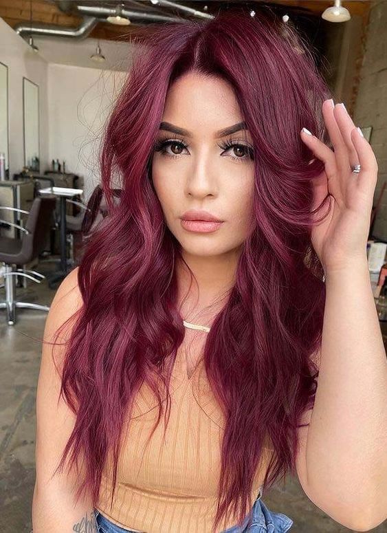 Red Wine Hair Color