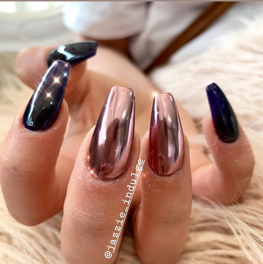 How to perfect a rose gold chrome manicure – chromagel.co.uk