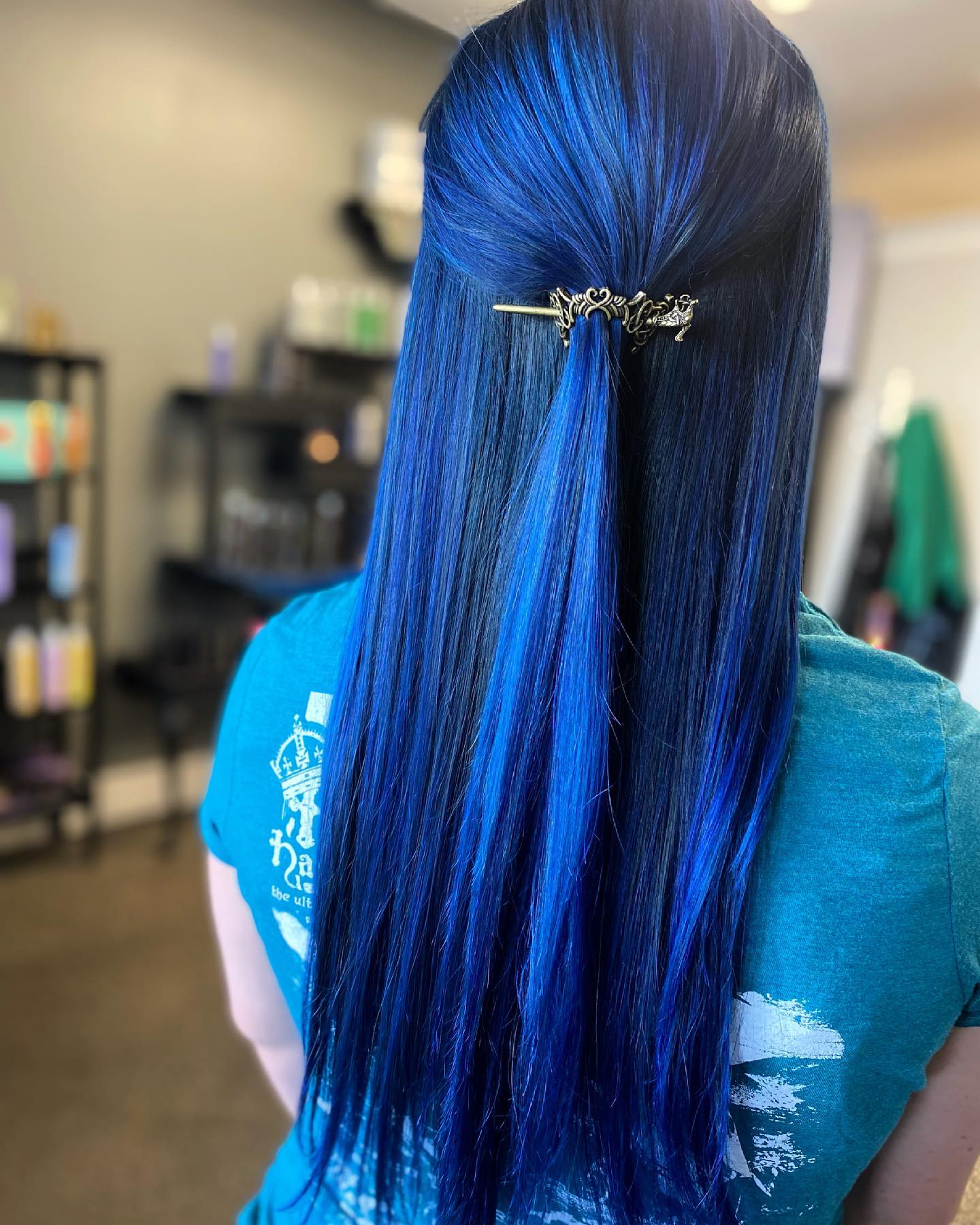 Royal Blue Hair