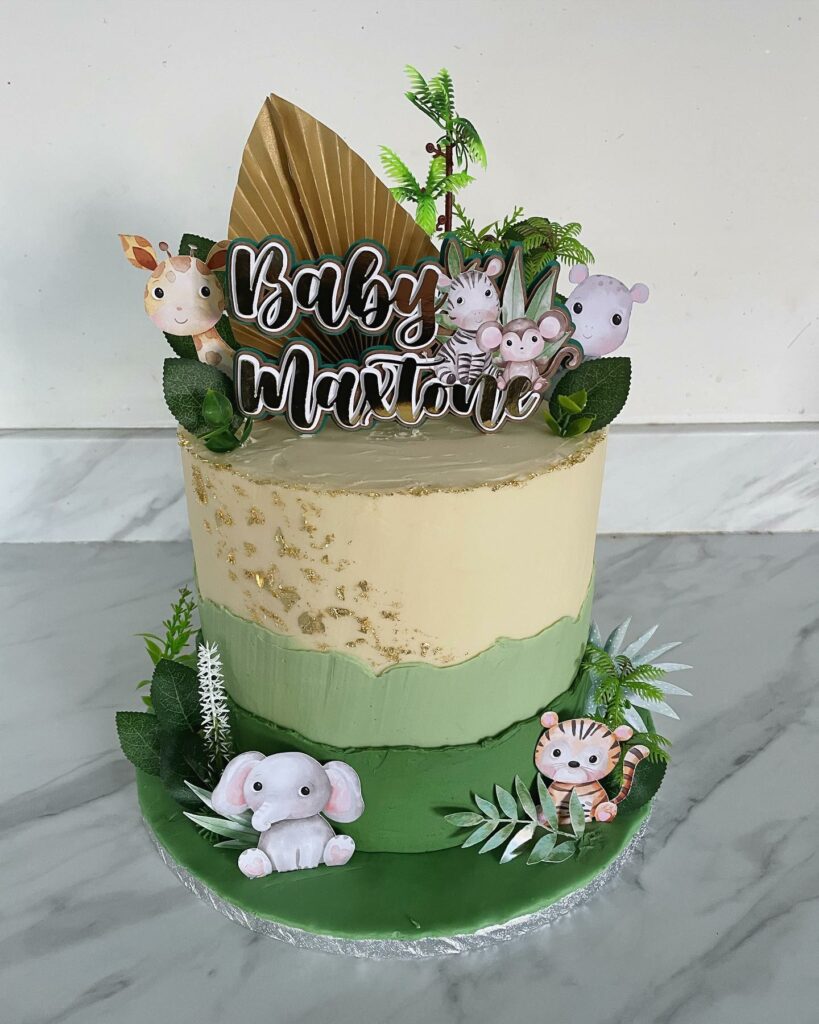 Safari Baby Shower Cake Ideas