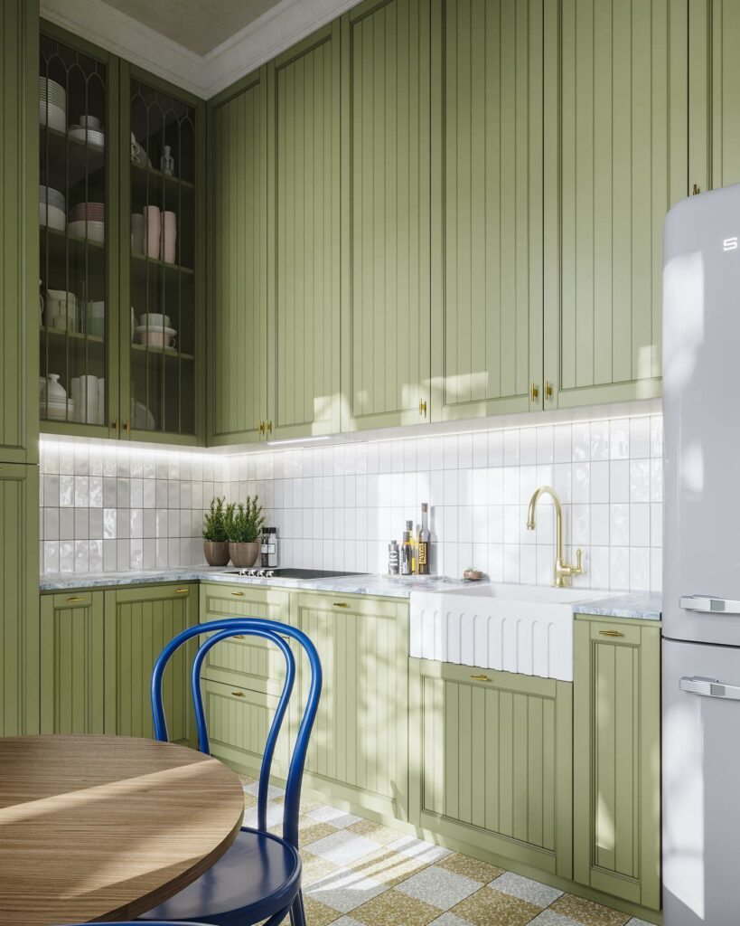 Sage Green Kitchen Cabinets