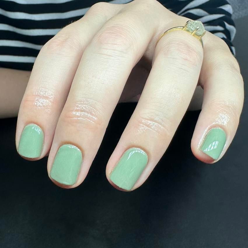 Sage Green Nails
