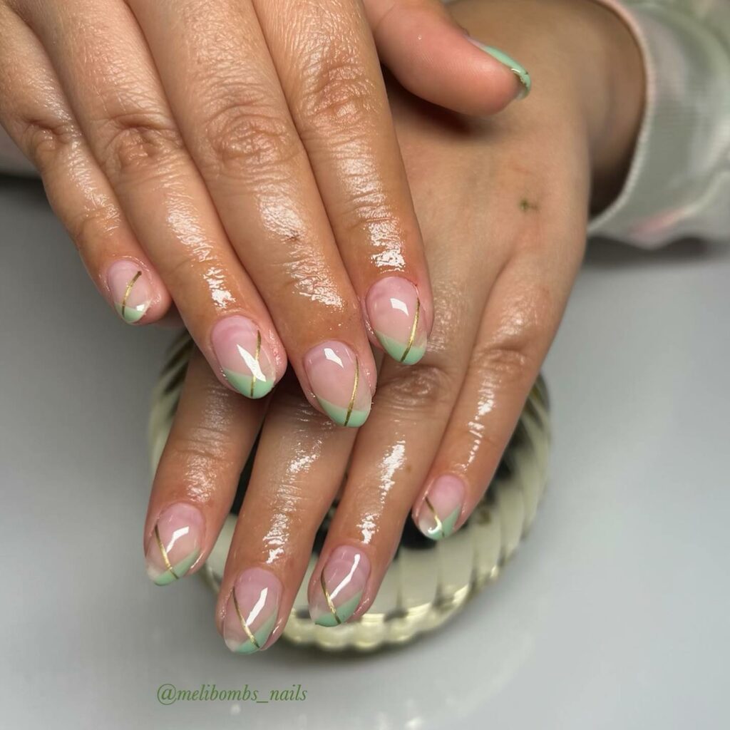 Sage Green Nails