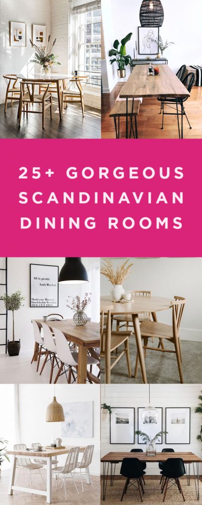 scandinavian dining rooms