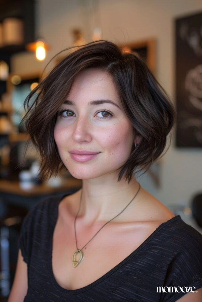 43+ Short Haircuts for Round Faces That Are Seriously Flattering 38 Short haircuts for round faces