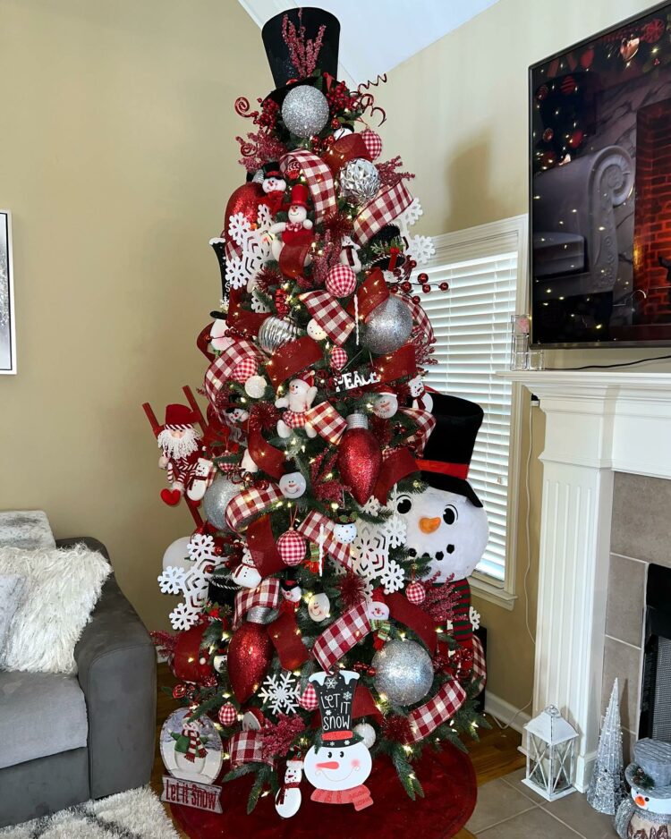 23+ Snowman Christmas Tree Ideas Your Kids Will Love