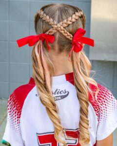 30+ Cute And Practical Softball Hairstyles