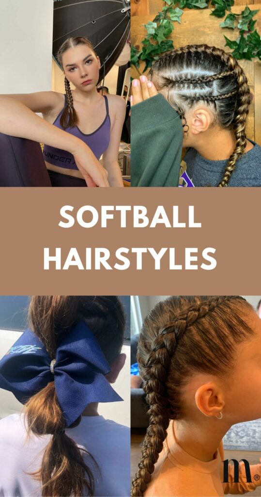 softball hairstyles